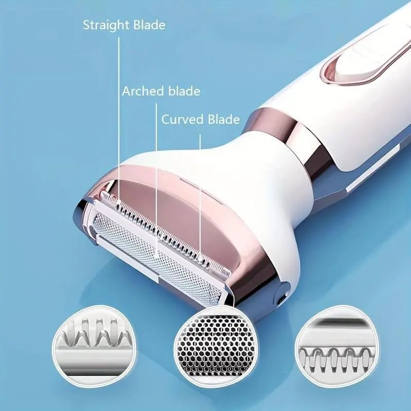 4-i-1 Elektrisk Bikini Trimmer & Barbermaskin for Kvinner – Glatt, Smertefri & Sikker Hårfjerning
