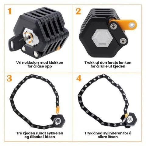 LockSure Security Tool™ – Tyverisikker lås