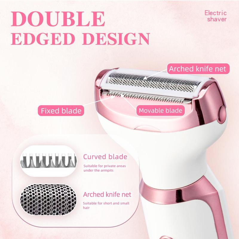 4-i-1 Elektrisk Bikini Trimmer & Barbermaskin for Kvinner – Glatt, Smertefri & Sikker Hårfjerning