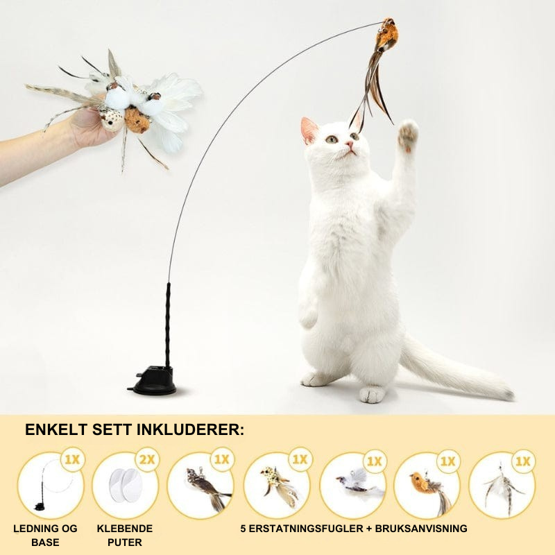 PurrChase Bird Toy – Interaktiv jaktsimulering for katter