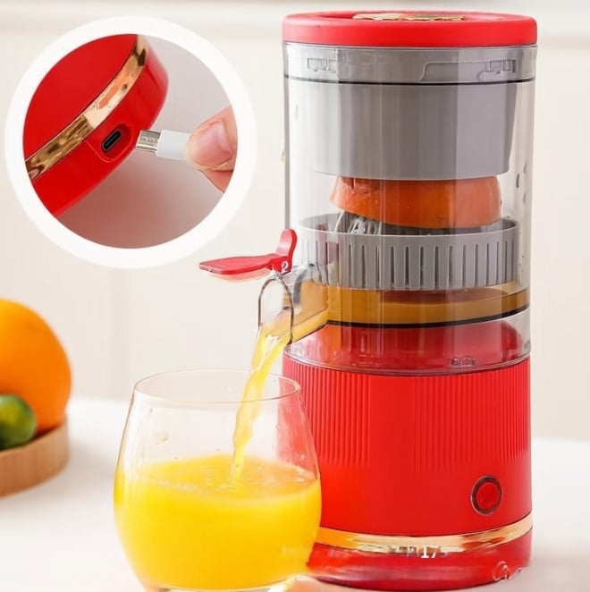 Bærbar USB-C Juicer – Ultrafin Ekstraksjon, Uten Fruktkjøtt, Enkel Rengjøring, Trygge Materialer