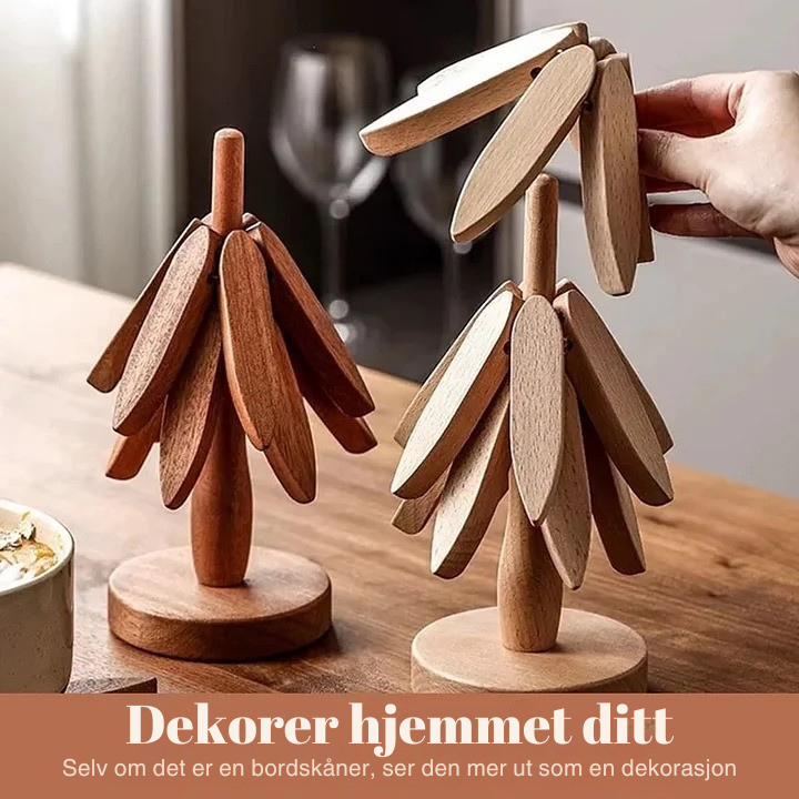 CoasterCraft: Valnøtttre Coasters – Elegant Beskyttelse for Alle Overflater