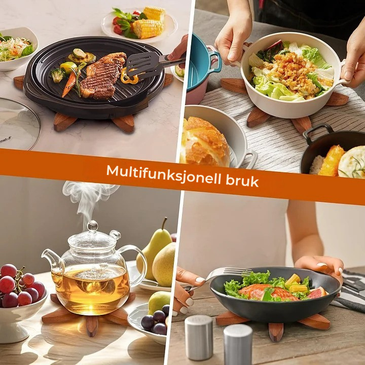 CoasterCraft: Valnøtttre Coasters – Elegant Beskyttelse for Alle Overflater