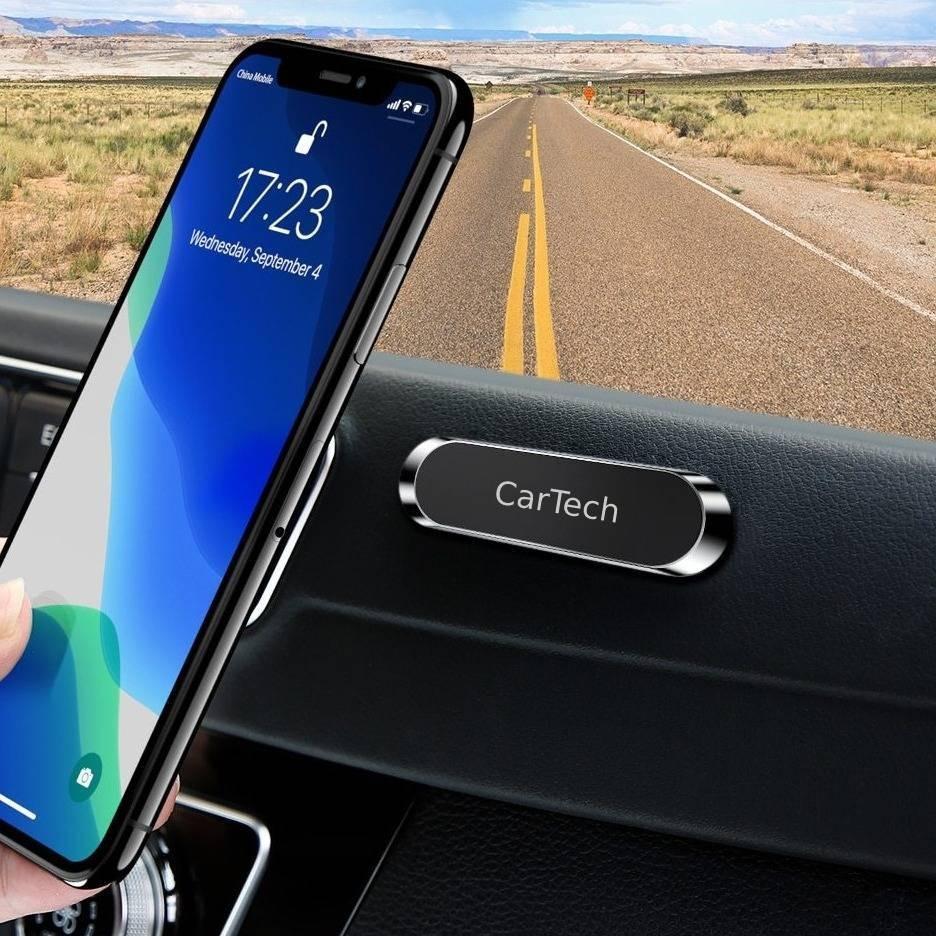 CarTech Magnetisk Mobilholder – Sterk, Gjenbrukbar & 360° Roterbar