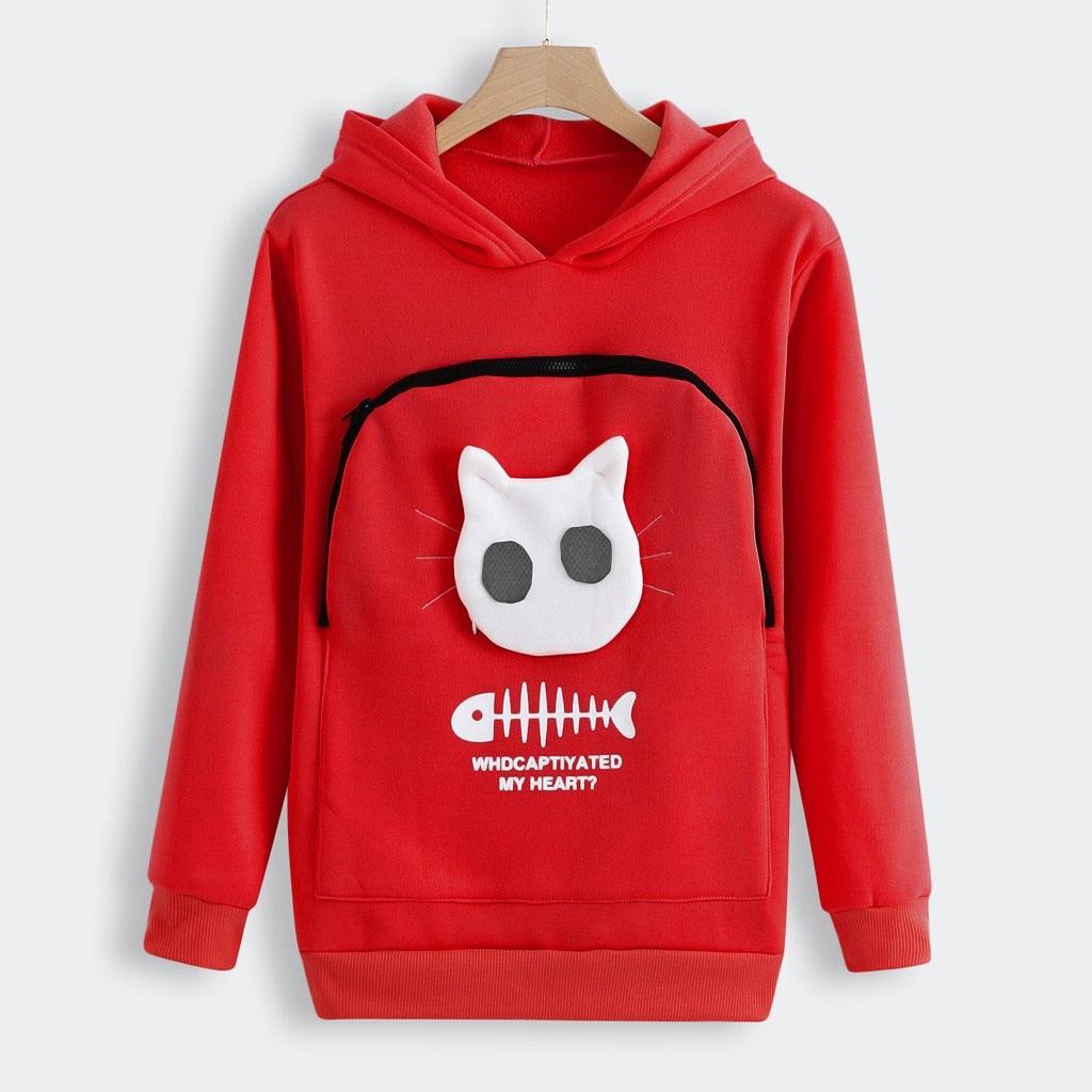 Purrfect Cuddle Hoodie: Katteelskerens koselige følgesvenn