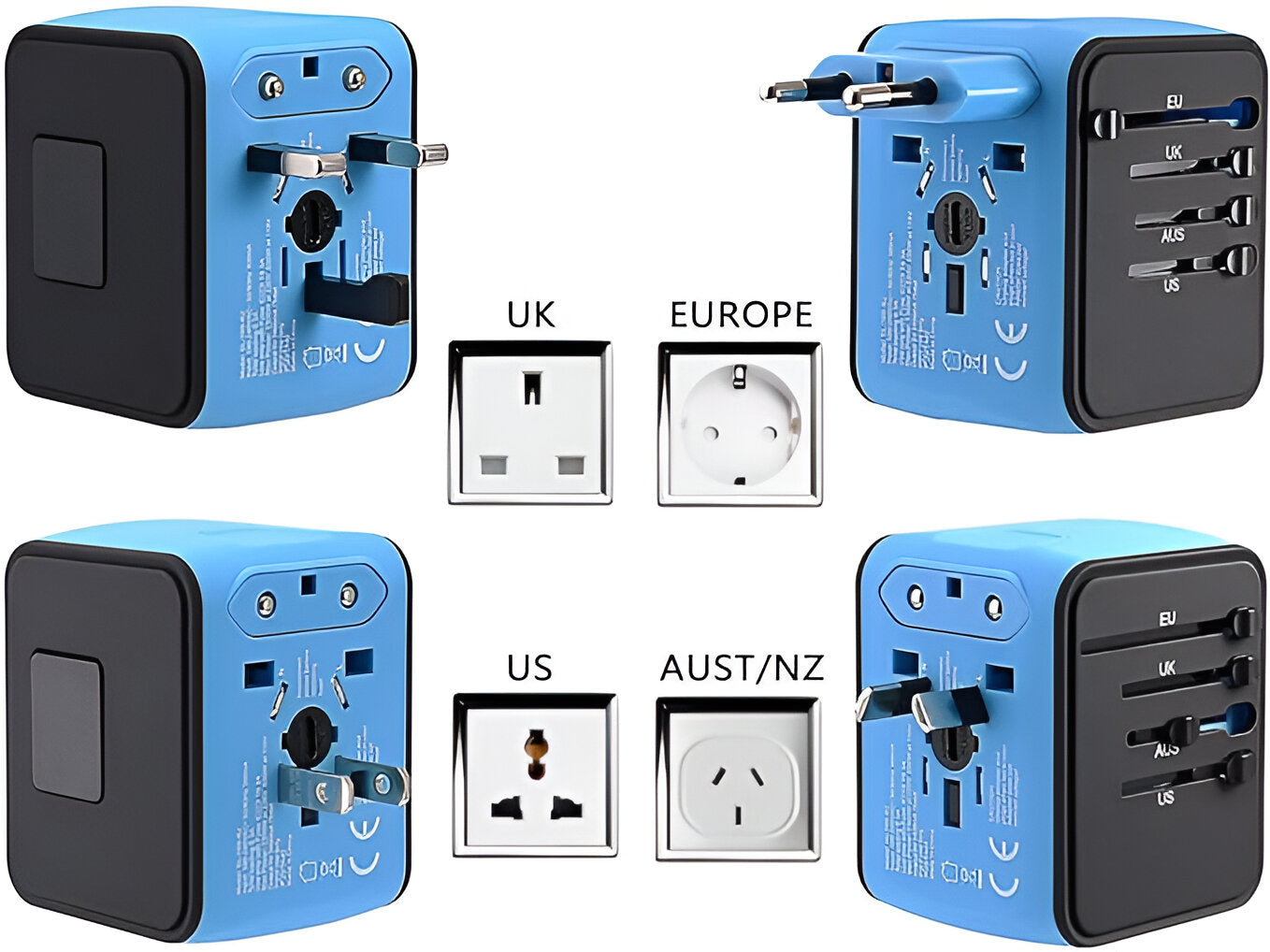 PortAll™ | Universell reiseadapter