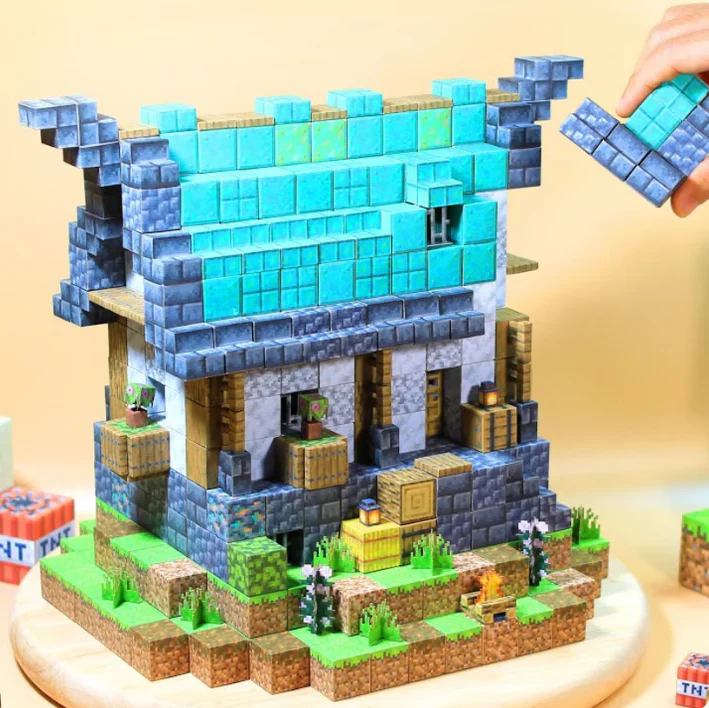 PixelBlox™ – Magnetiske byggeklosser for barn | STEM-læringsleker