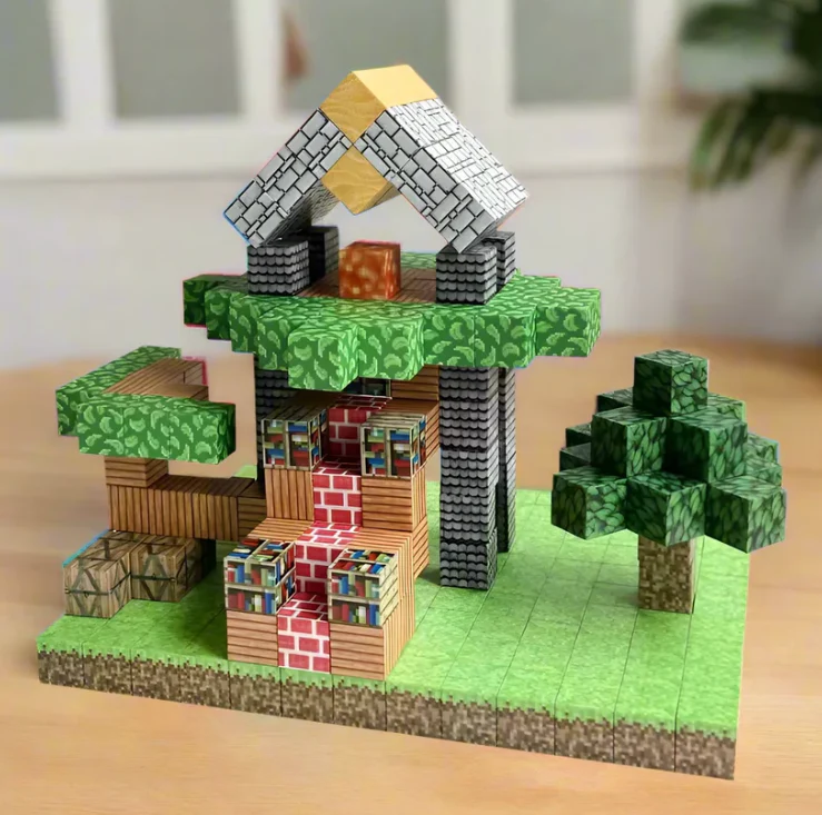 PixelBlox™ – Magnetiske byggeklosser for barn | STEM-læringsleker