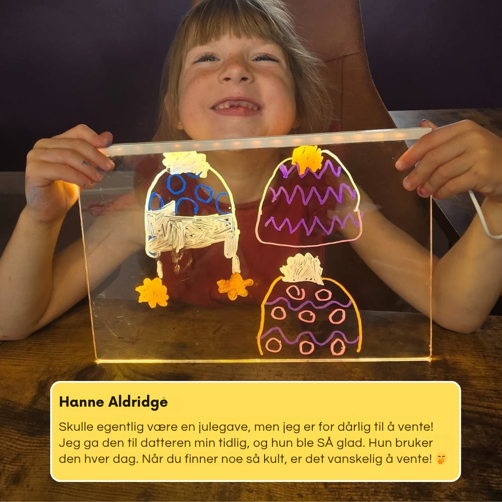 GlowDoodle™ – Der hver tegning lyser opp