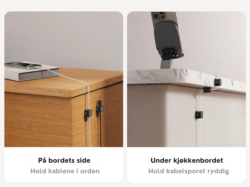 MagClip™ | Magnetisk Kabelklipsholder