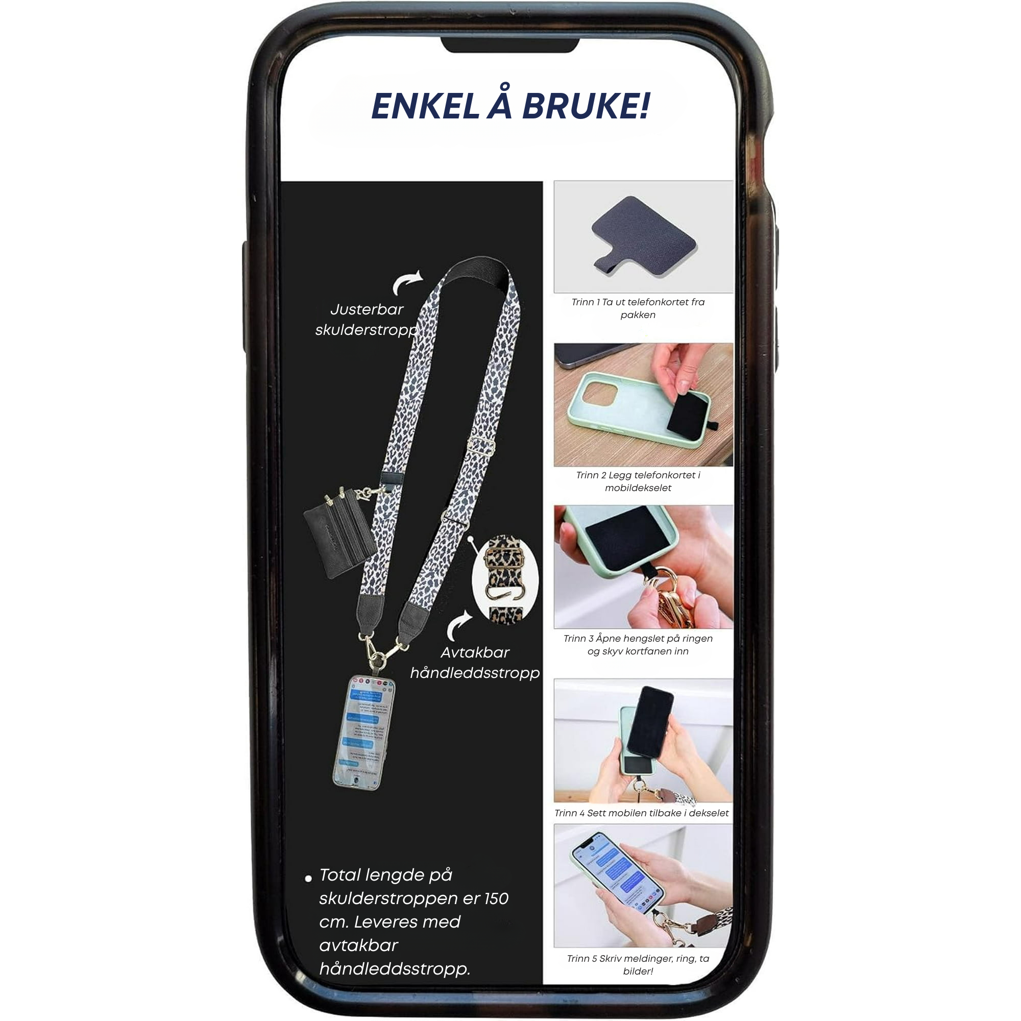 Clip and Go | Hands-Free Mobilreimen med Lomme