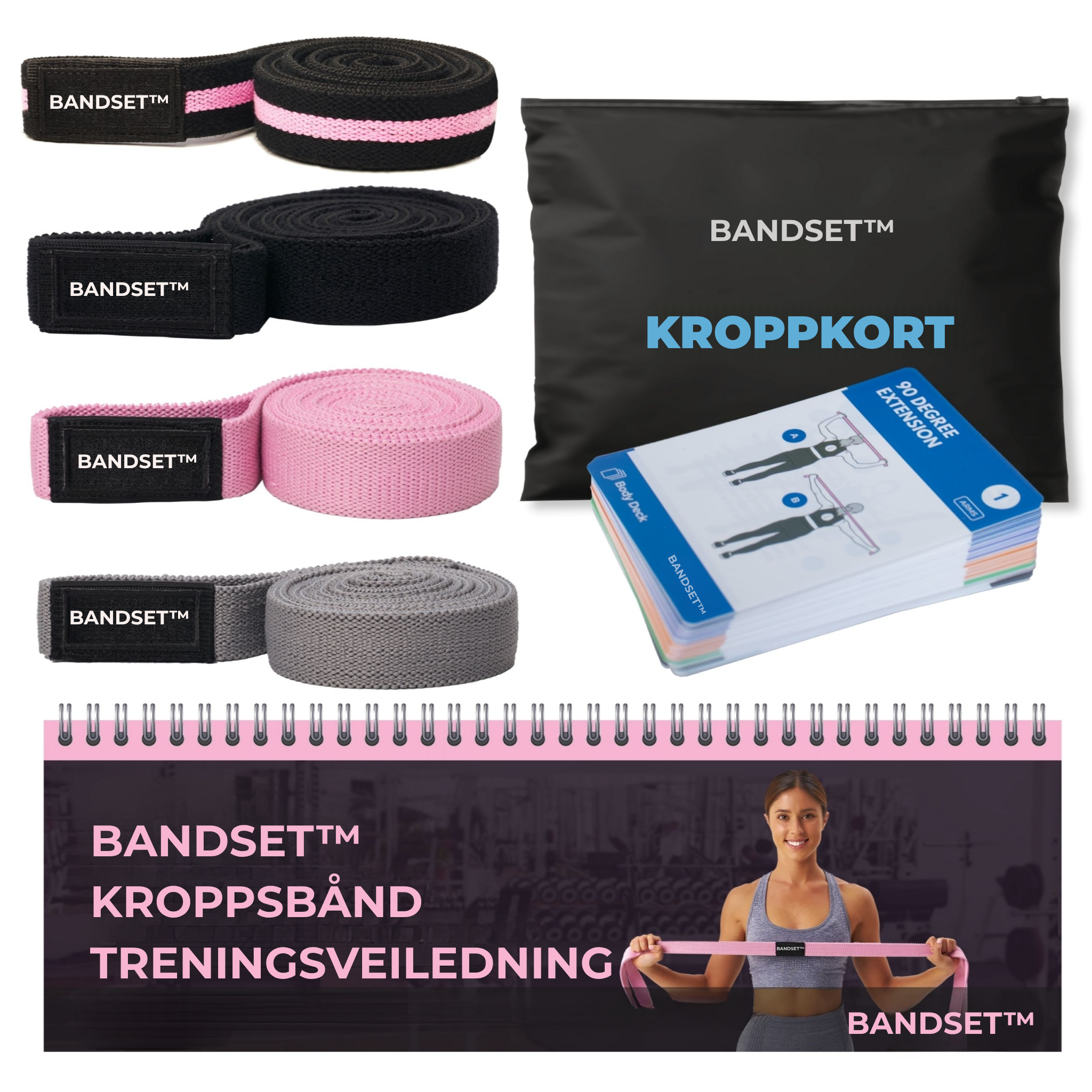 BandSet™ | Kroppsbånd + Treningskort