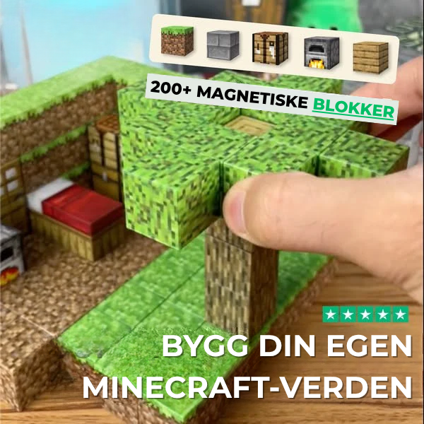 PixelBlox™ – Magnetiske byggeklosser for barn | STEM-læringsleker
