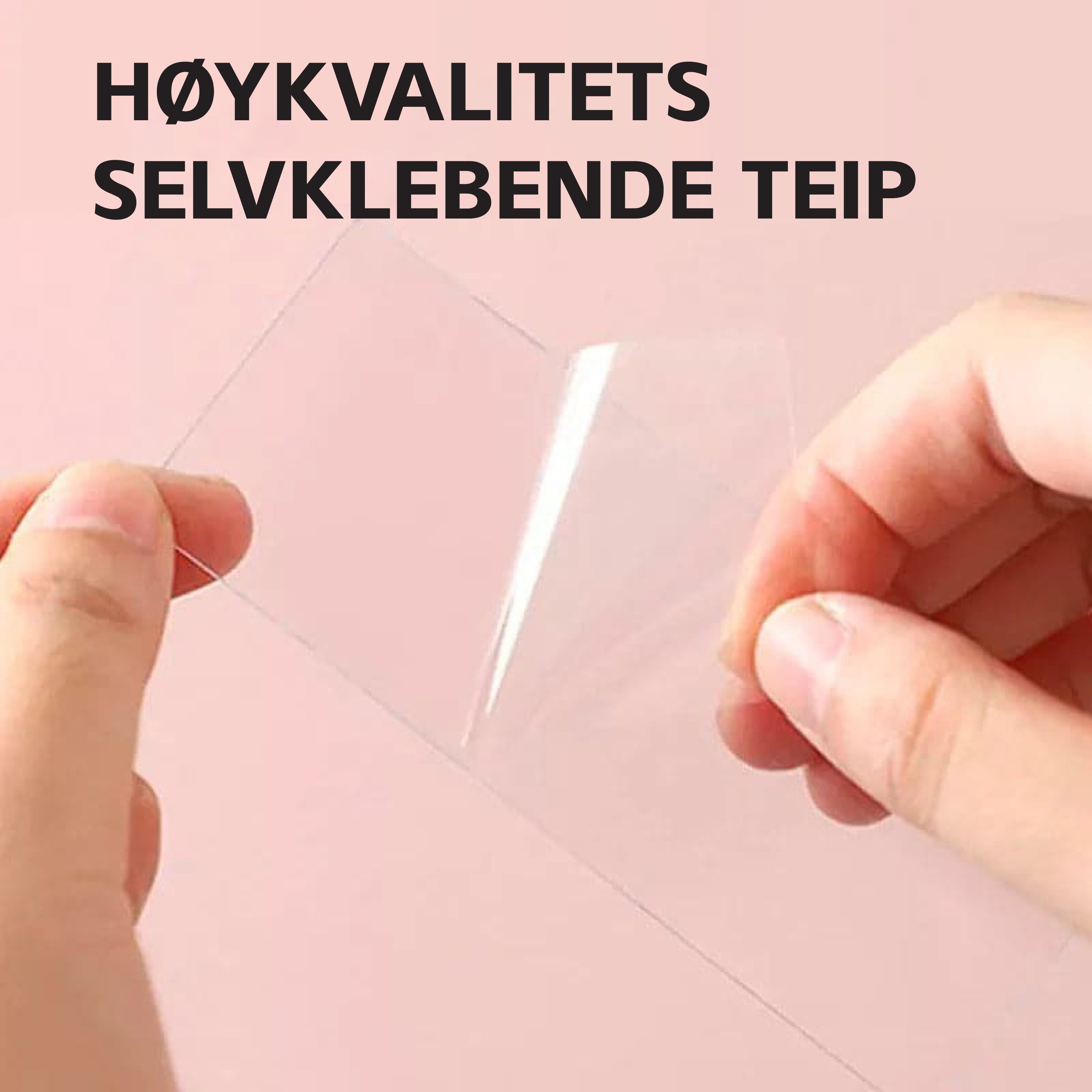 Selvklebende festeanordning og organisator