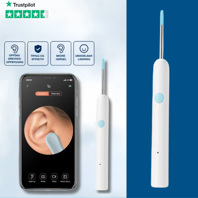 EarEase™ | Smart visuelt ørerense-sett