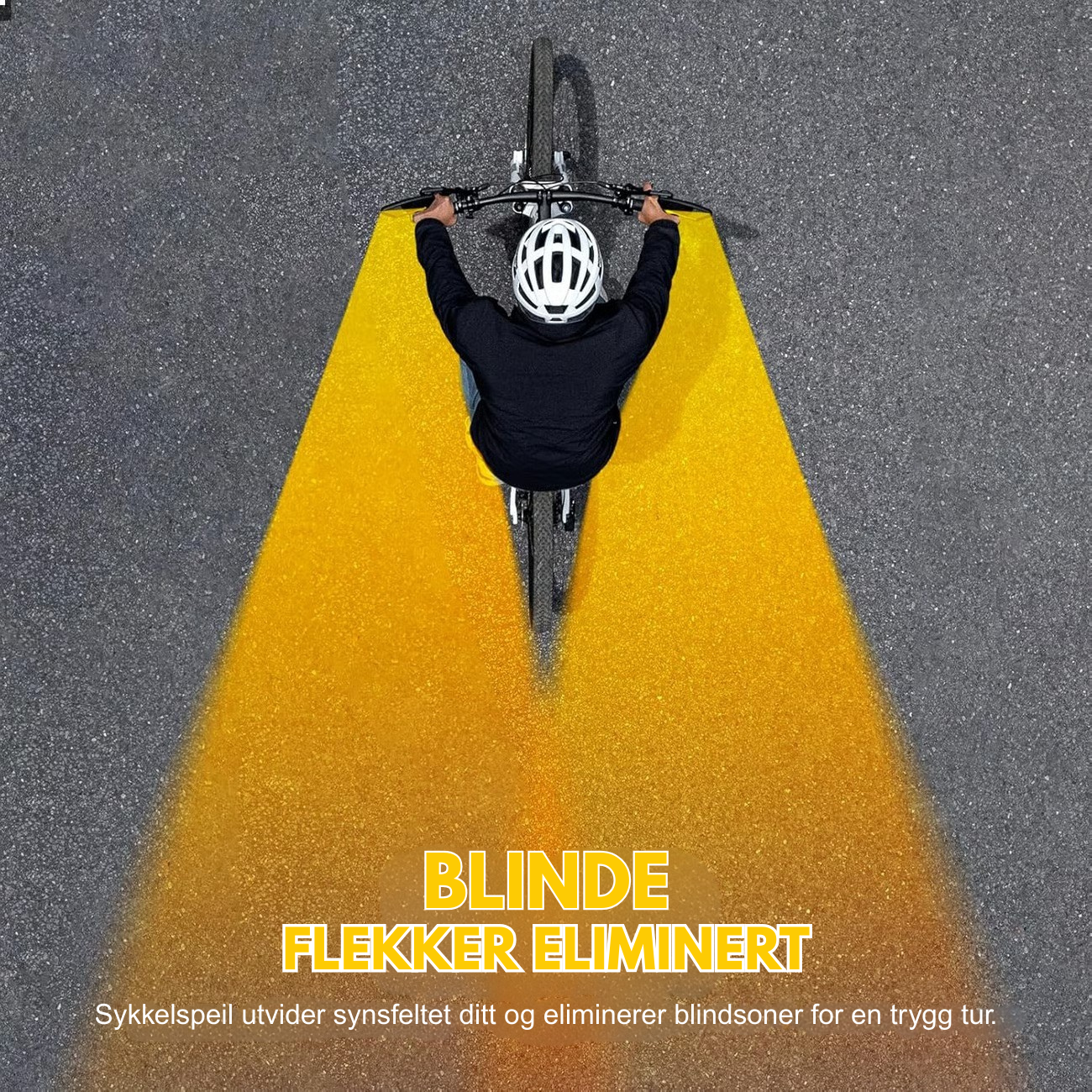 RideGuard™ Sykkelspeil – 360° Bakspeilklarhet og urokkelig stabilitet
