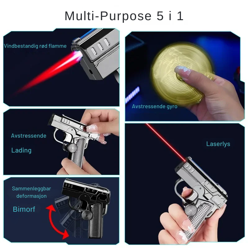 SparkGun Pro™ | Multifunksjonell sammenleggbar vindbestandig lighter