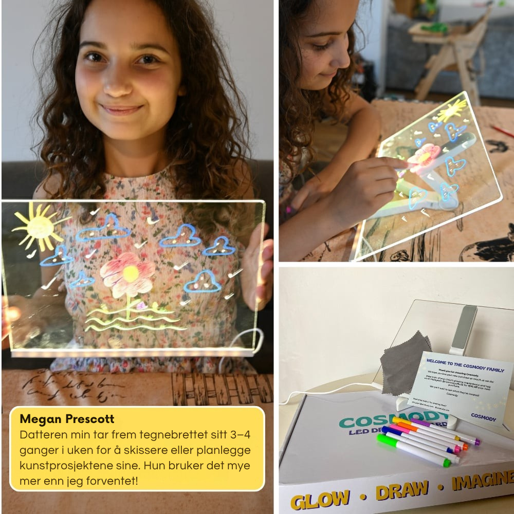 GlowDoodle™ – Der hver tegning lyser opp