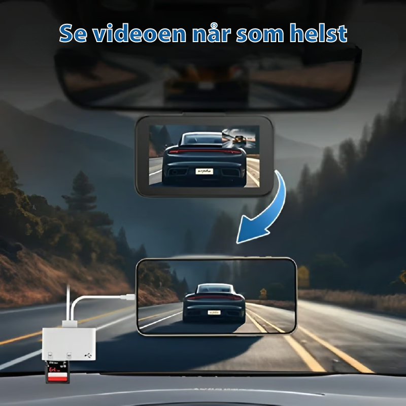 Ultra-rask SD/TF/USB-C-kortleser - høyhastighets dataoverføring