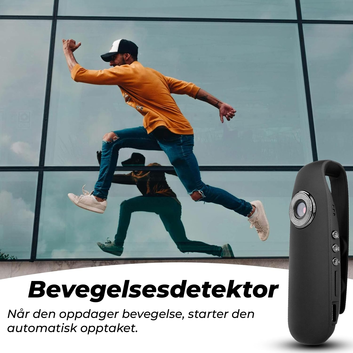 SafeSight 1080P minikamera: Ta opp, beskytt, gjenopplev