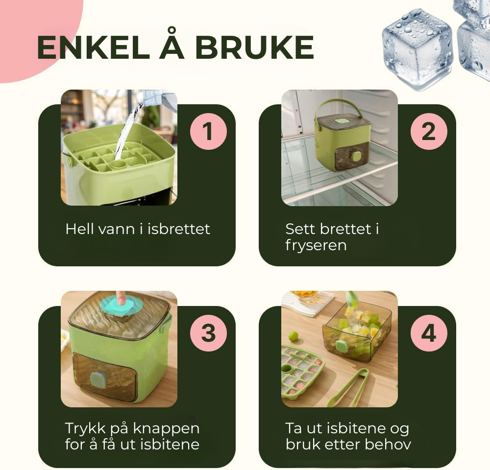 FrostBox™ | Dobbelt Isbitbrett med Enkel Utløsning