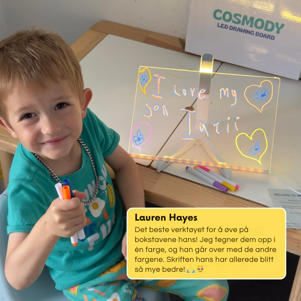 GlowDoodle™ – Der hver tegning lyser opp
