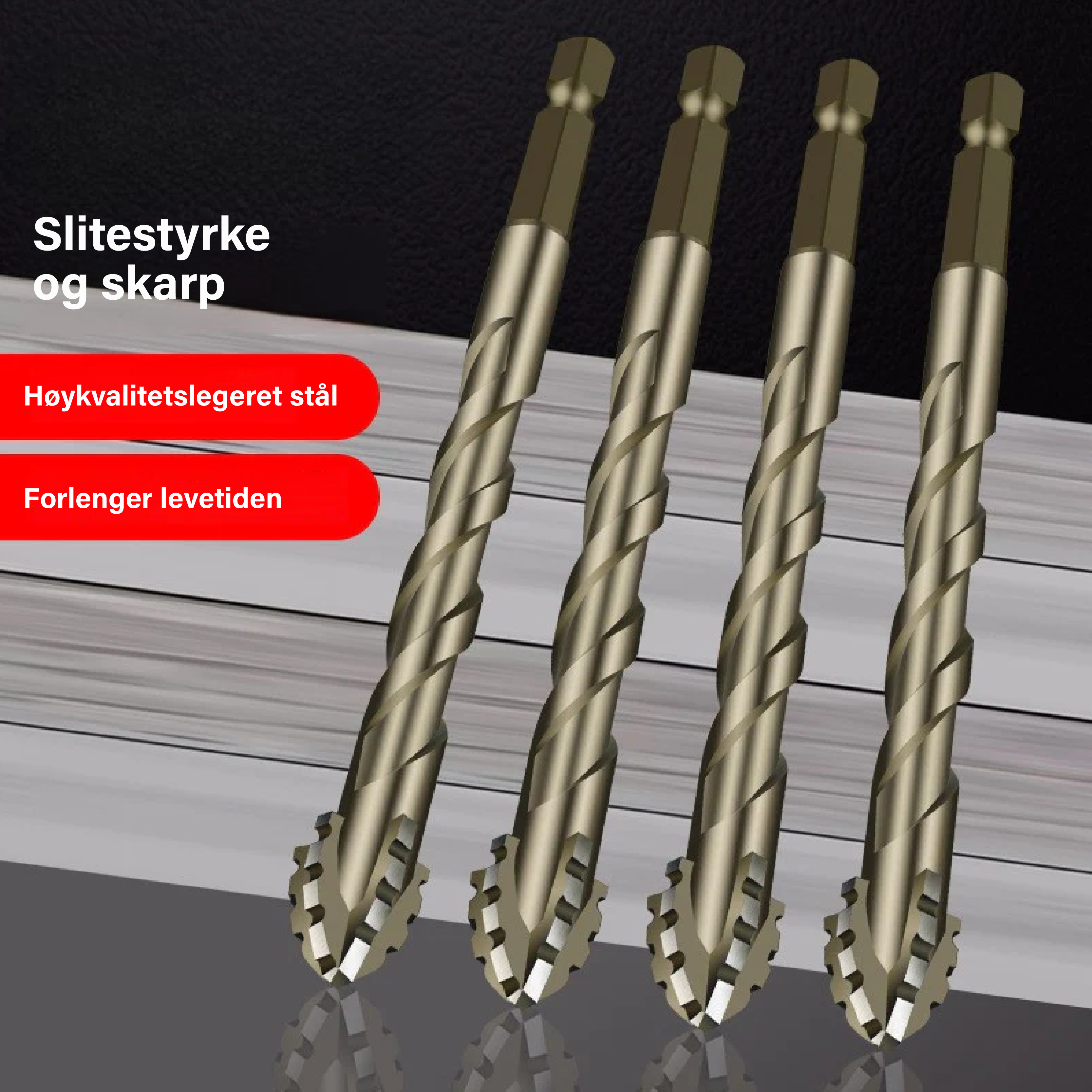 TwistForge Pro | Høystyrke eksentrisk spiralbor