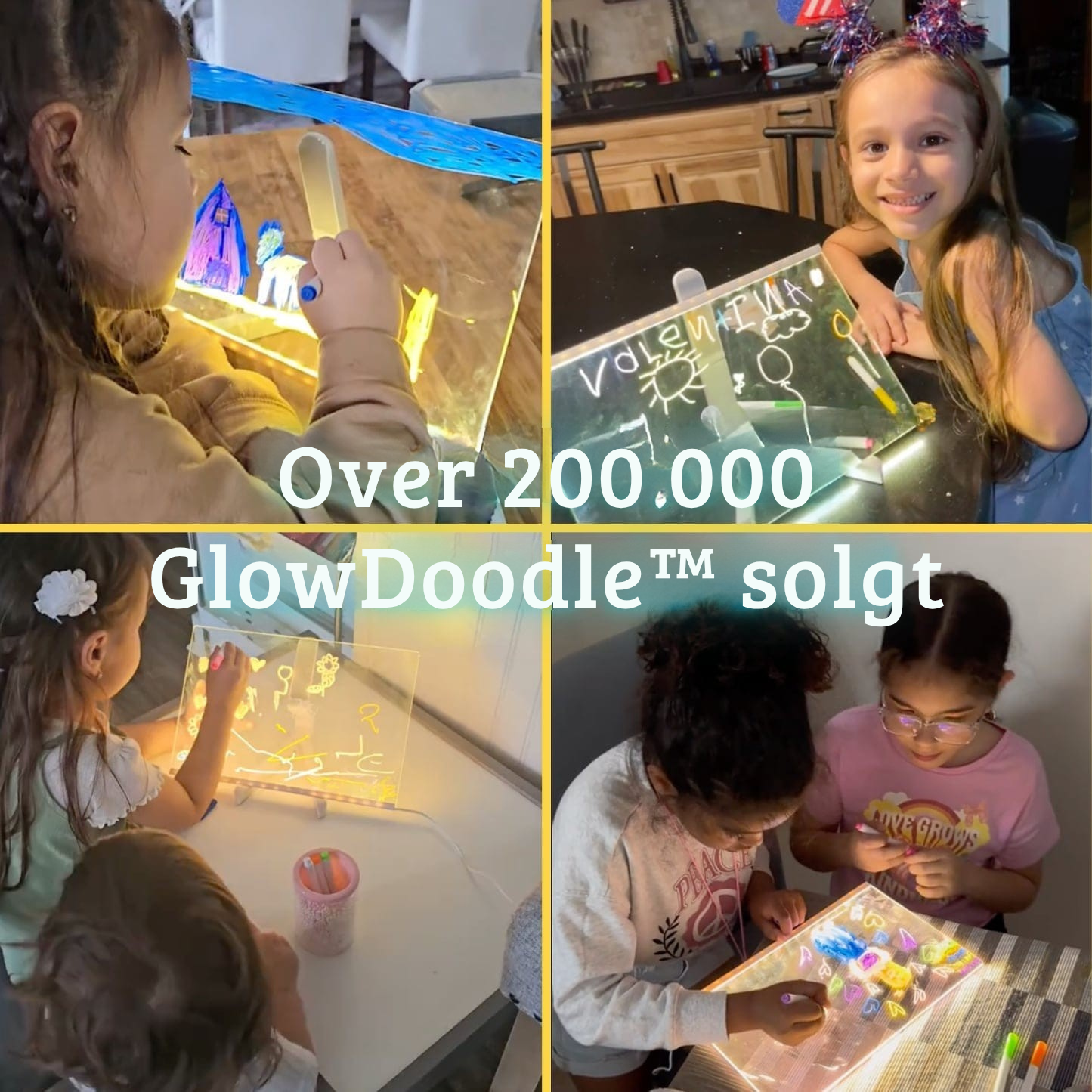 GlowDoodle™ – Der hver tegning lyser opp