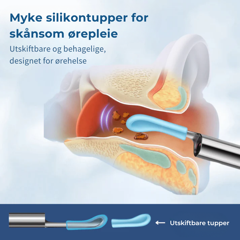 EarEase™ | Smart visuelt ørerense-sett