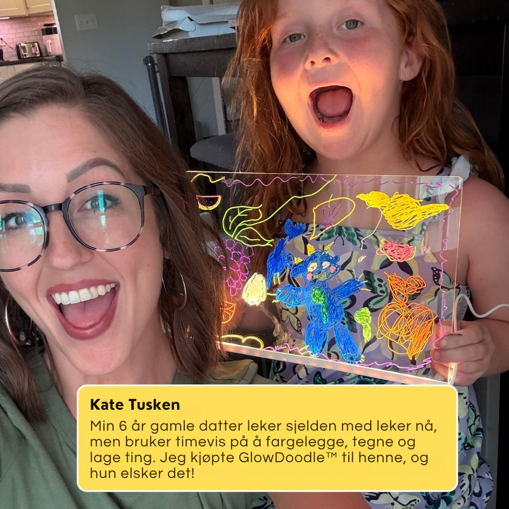 GlowDoodle™ – Der hver tegning lyser opp