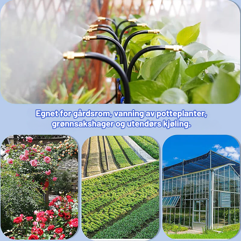 FlexiDrip360™ | Dryppvanningssystem med 360° fleksibel slange