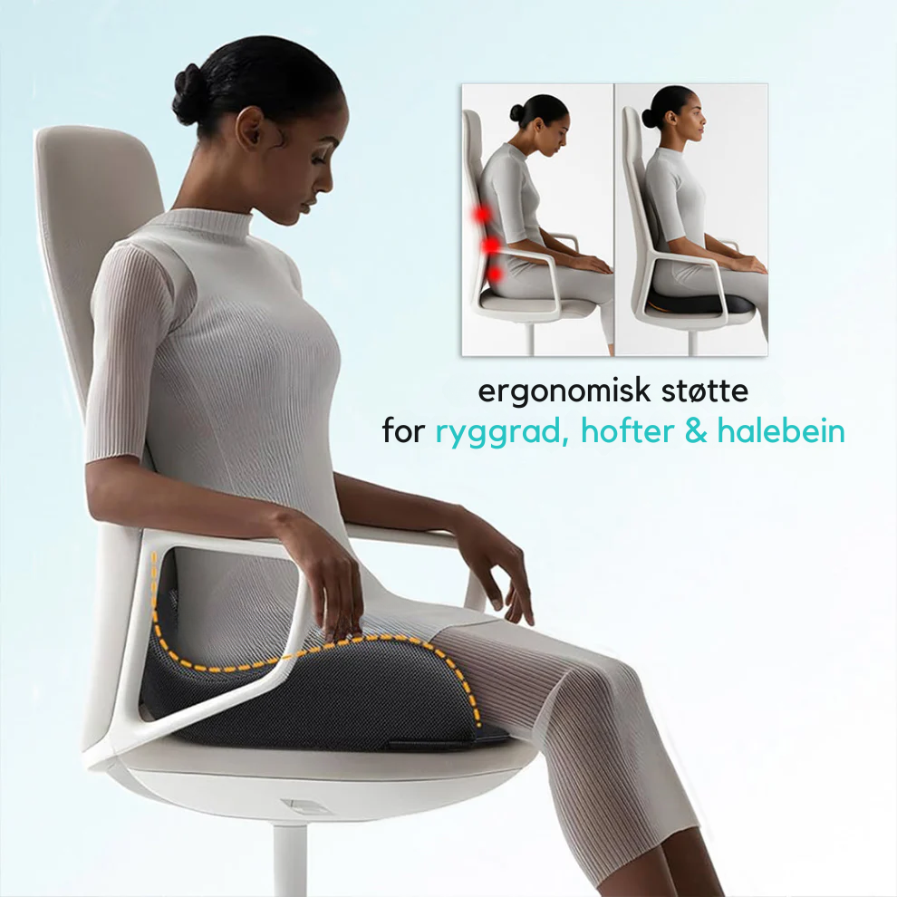 Cushiora™ | Premium Komfort- & Holdningsstøttepute
