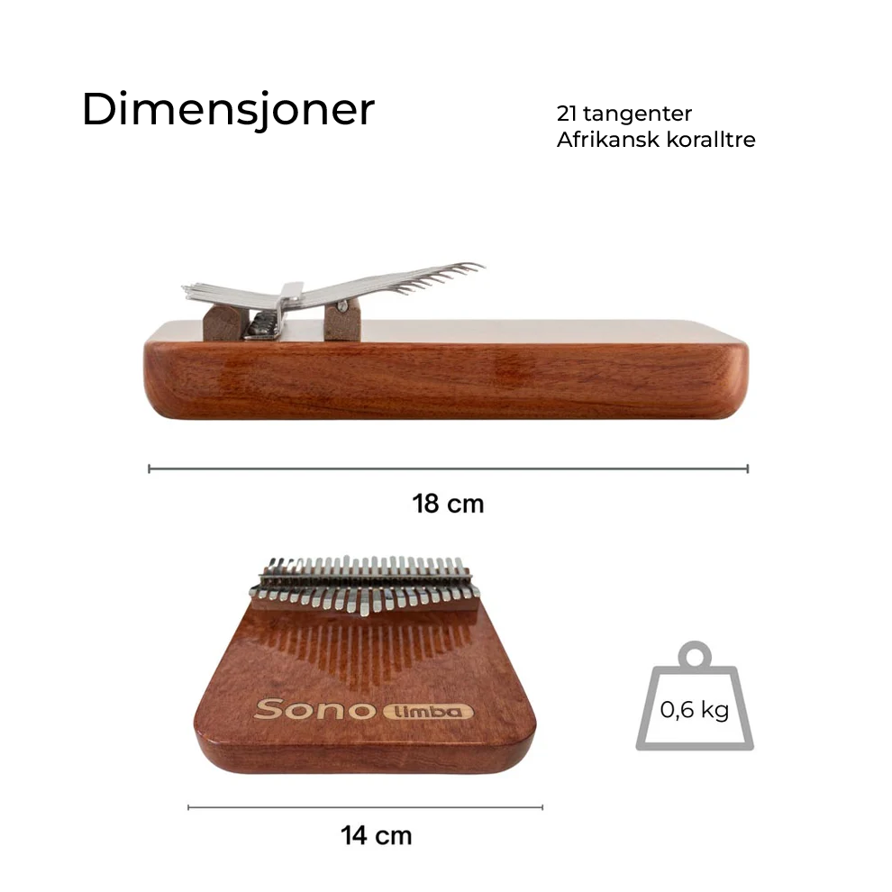 Coralimba | Håndlaget Kalimba
