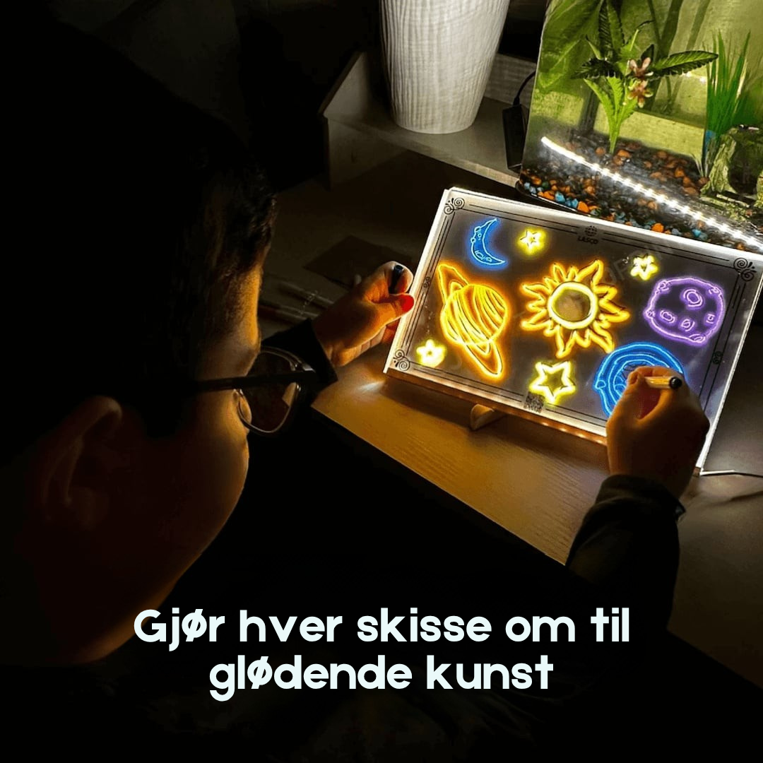 GlowDoodle™ – Der hver tegning lyser opp
