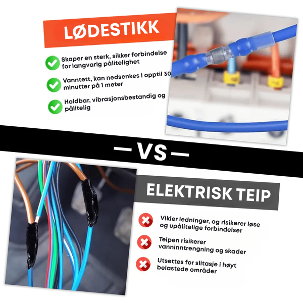 Loddetrådkontaktsett