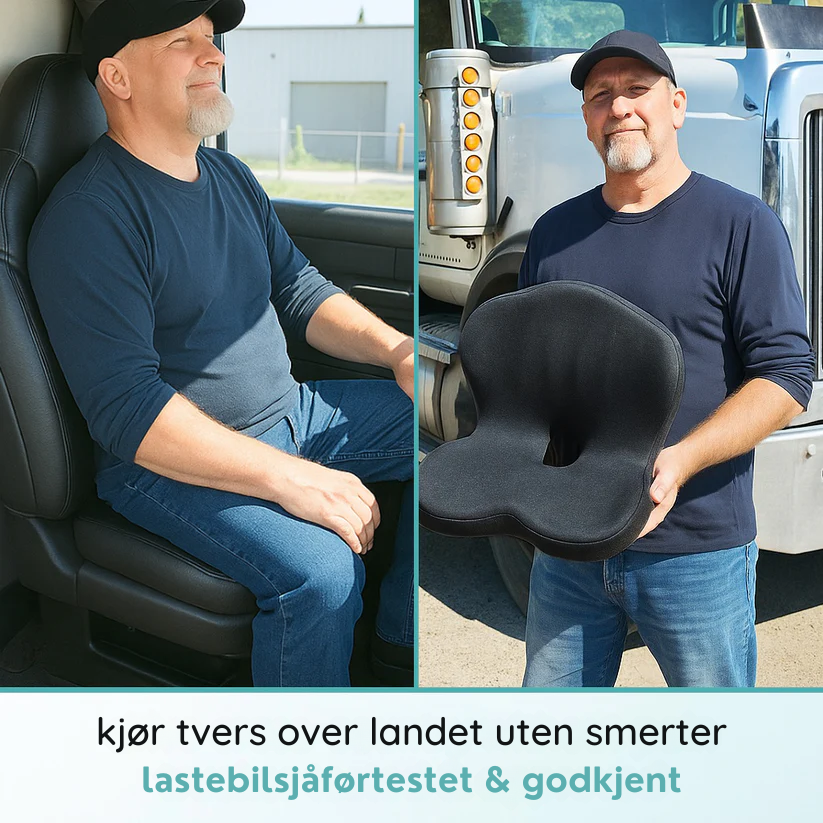 Cushiora™ | Premium Komfort- & Holdningsstøttepute