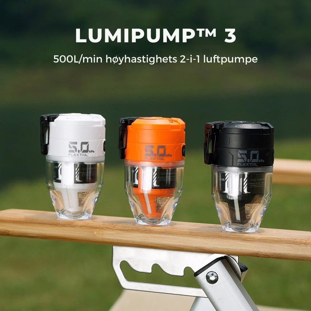 LumiPump™ 3 – Ultimat Bærbarhet