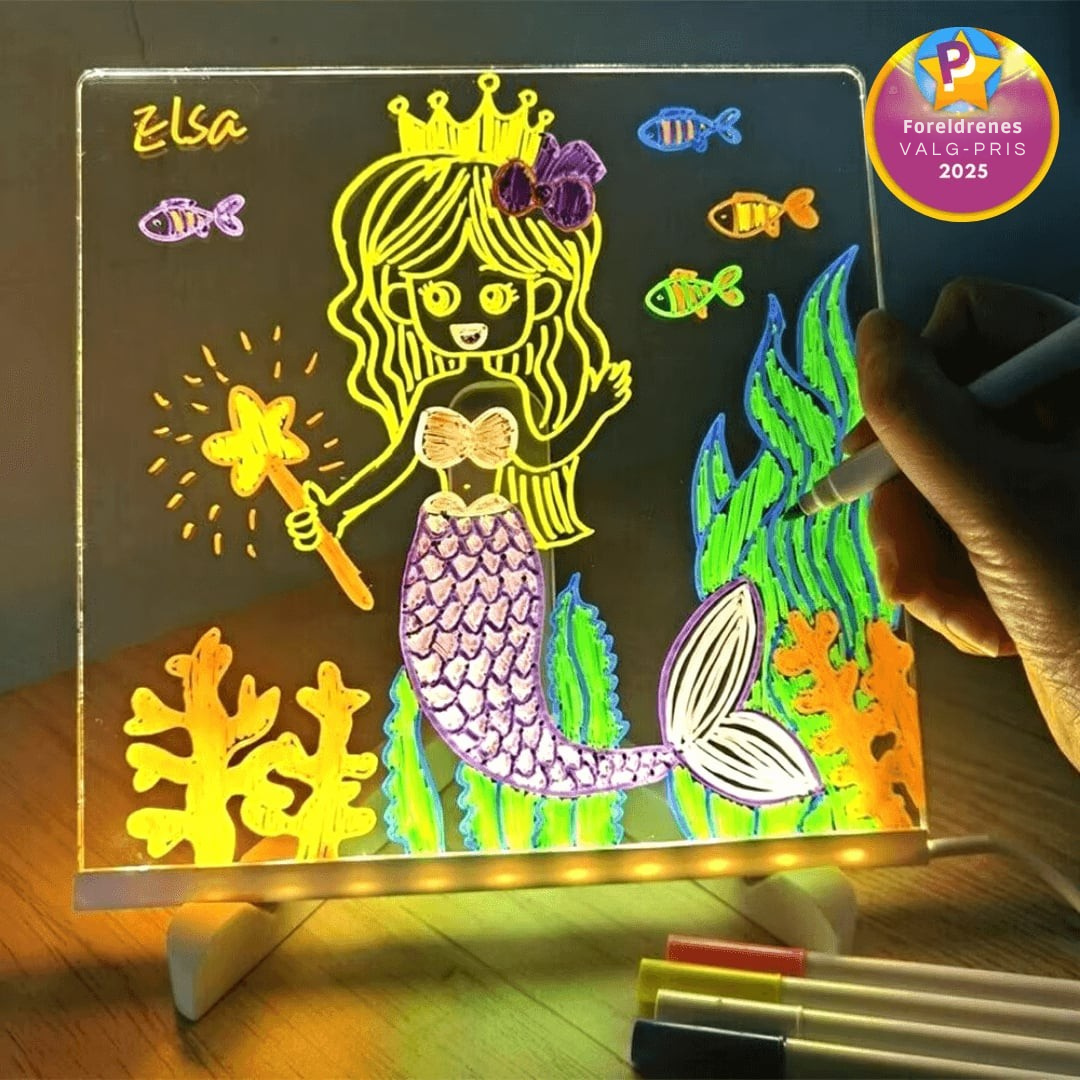 GlowDoodle™ – Der hver tegning lyser opp