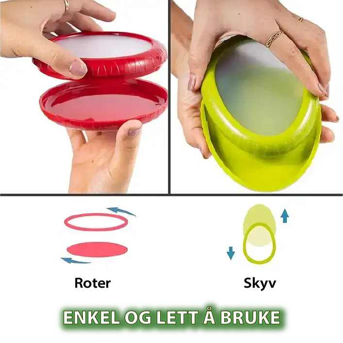 Gjenbrukbar silikonboks