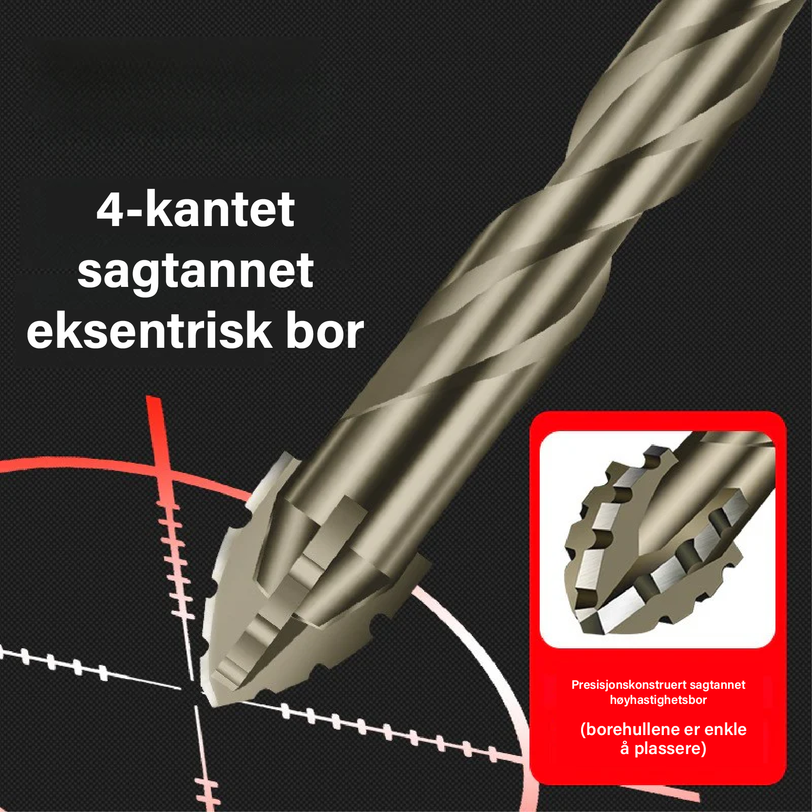 QuadTap Drill Bit