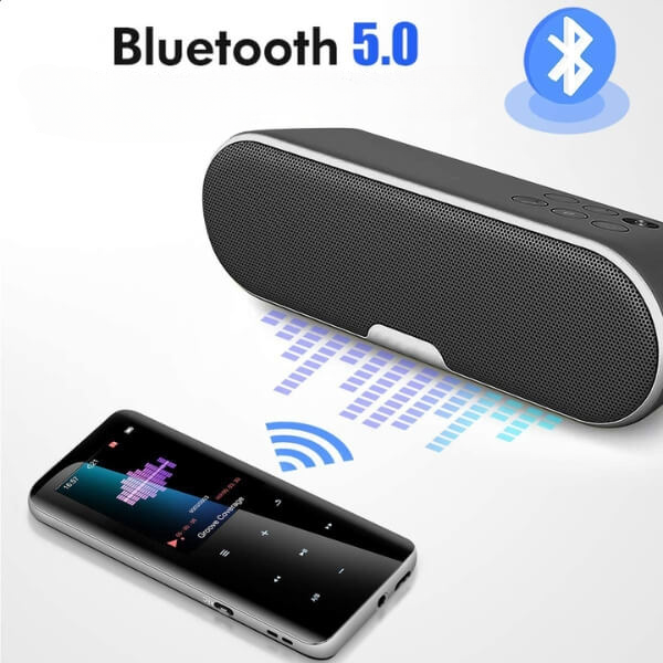 Gadgetplace MP3-spiller 32GB – Bluetooth 5.0, 60H batteri, HiFi-lyd, FM-radio