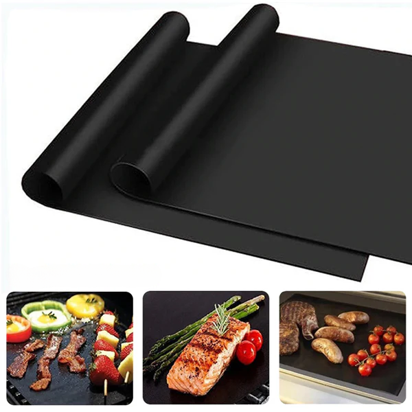 Luksus BBQ Grillmatte – Non-stick, Gjenbrukbar & Oppvaskmaskinsikker for Grill og Ovn
