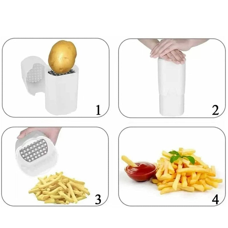 Rustfri Pommes Frites Kutter – Enkel, Sikker og Effektiv Grønnsakshakker