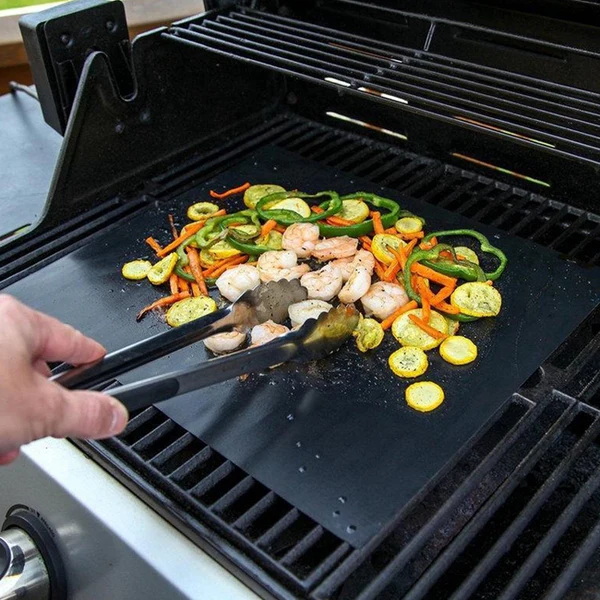Luksus BBQ Grillmatte – Non-stick, Gjenbrukbar & Oppvaskmaskinsikker for Grill og Ovn