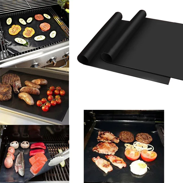 Luksus BBQ Grillmatte – Non-stick, Gjenbrukbar & Oppvaskmaskinsikker for Grill og Ovn
