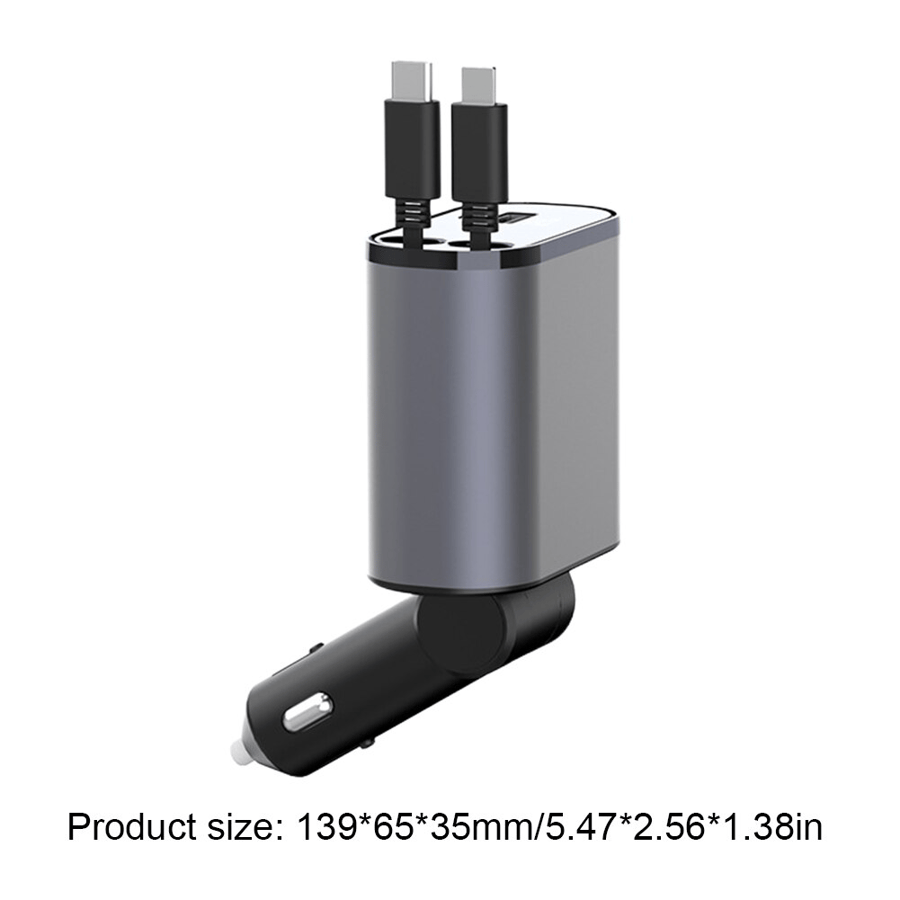 Hurtiglader til bil – Rask lading for iPhone, Xiaomi, Huawei, Samsung m.fl.