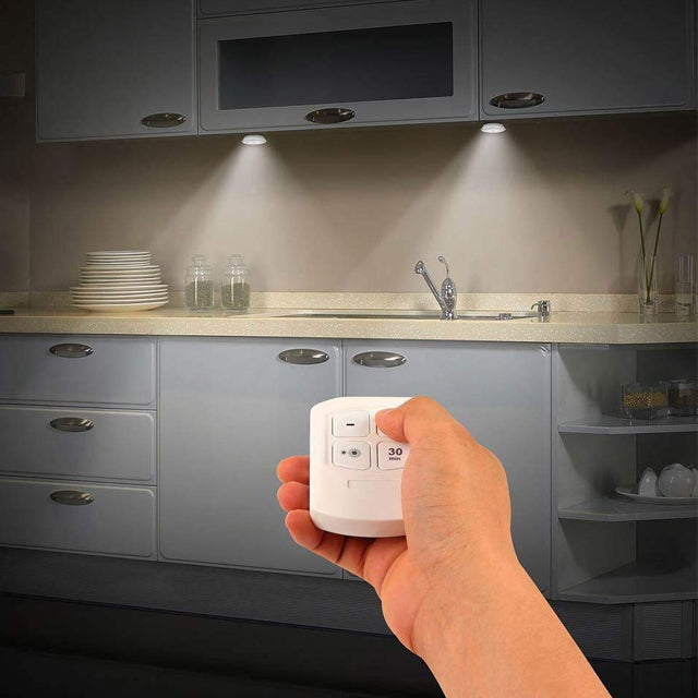 Trådløse LED-Spotlights – Batteridrevet, Dimbar & Fjernstyrt
