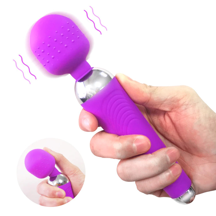 Kraftig oppladbar stavvibrator – Justerbare hastigheter & fleksibelt hode