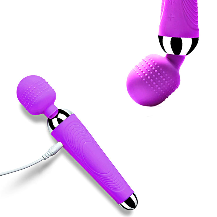 Kraftig oppladbar stavvibrator – Justerbare hastigheter & fleksibelt hode