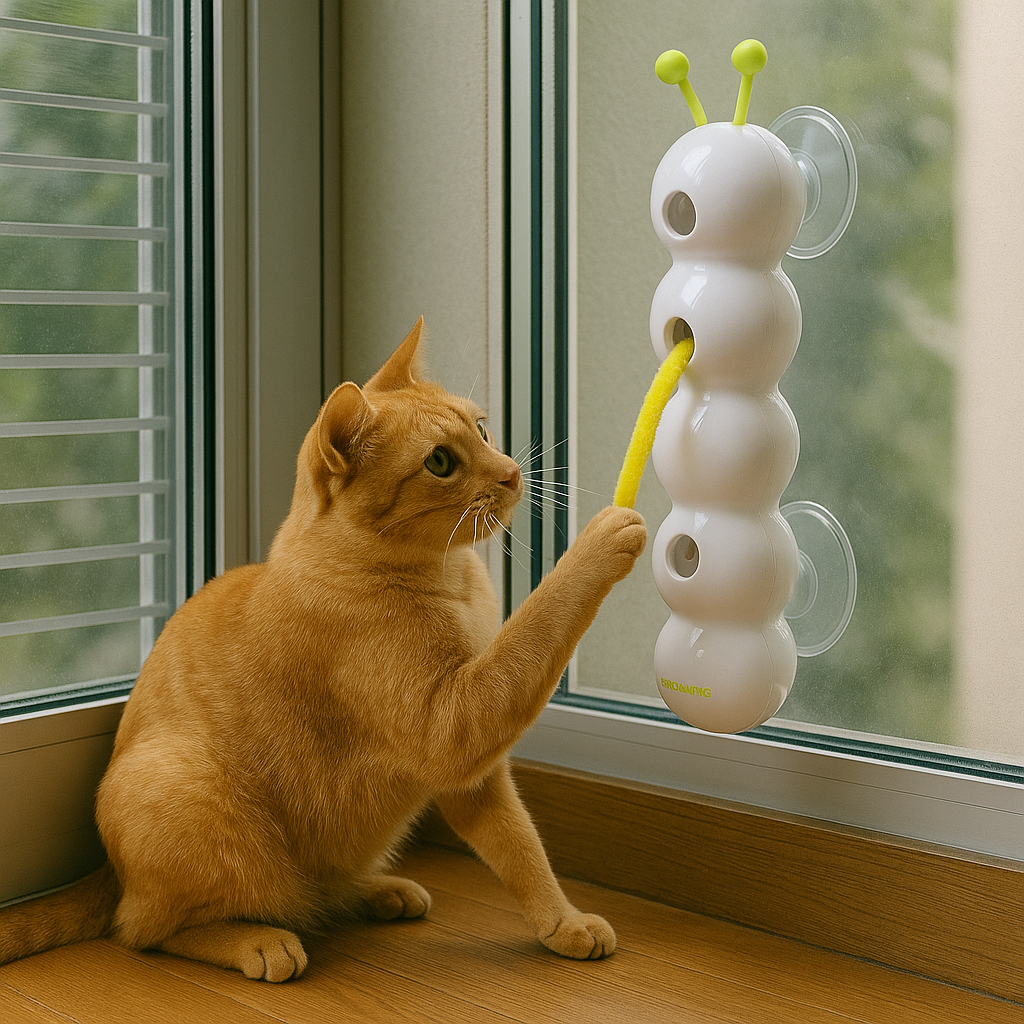 WhirlyWorm™ – Smart Bevegelses Katt Leketøy 🐱